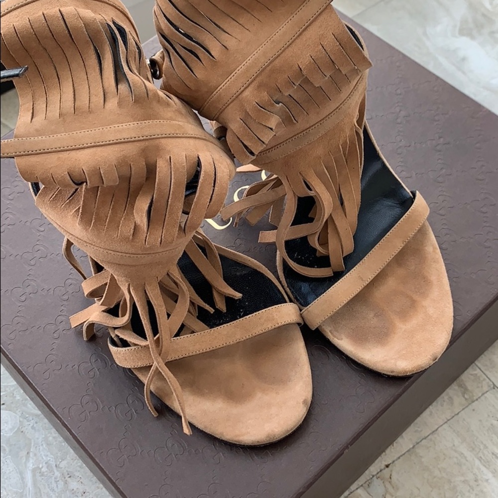 Gucci Fringe Sandal